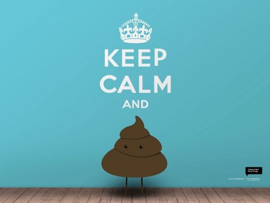Keep Calm and Poop www.agutsygirl.com #Digestion & Women The Stinkin' Truth
