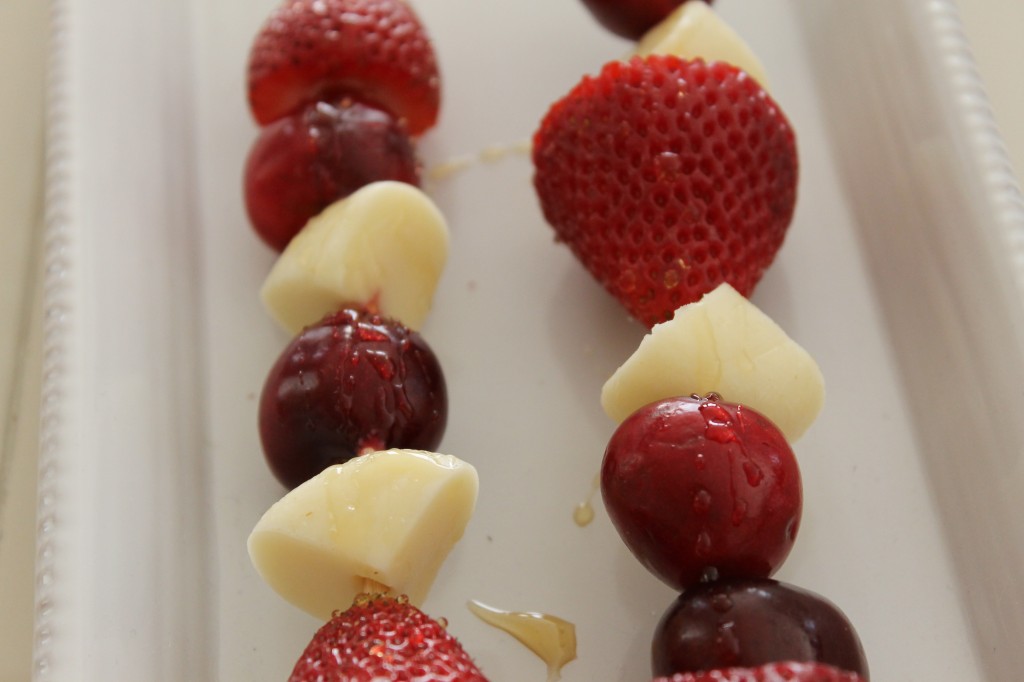 Strawberries, Mini Babybel Cheese, Cherries