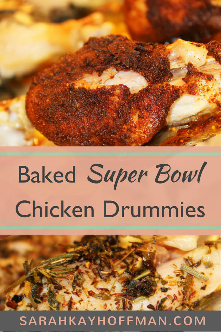 Baked Super Bowl Chicken Drummies sarahkayhoffman.com Paleo