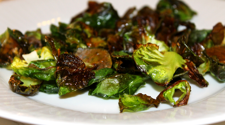 Crisp Brussels Sprouts from The Farmer's Daughter Recipe on www.agutsygirl.com #glutenfree #dairyfree #sugarfree