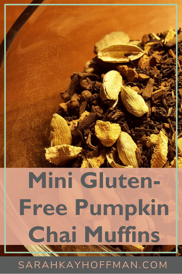 Mini Gluten Free Pumpkin Chai Muffins www.sarahkayhoffman.com #paleo #muffins #healthylifestyle #glutenfreerecipes #pumpkin