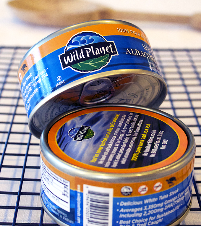 Wild Planet Wild Albacore Tuna for the Cheesy Tuna Casserole via www.agutsygirl.com