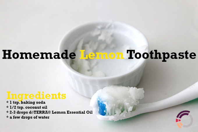 How to Homemade Lemon Toothpaste via www.agutsygirl.com