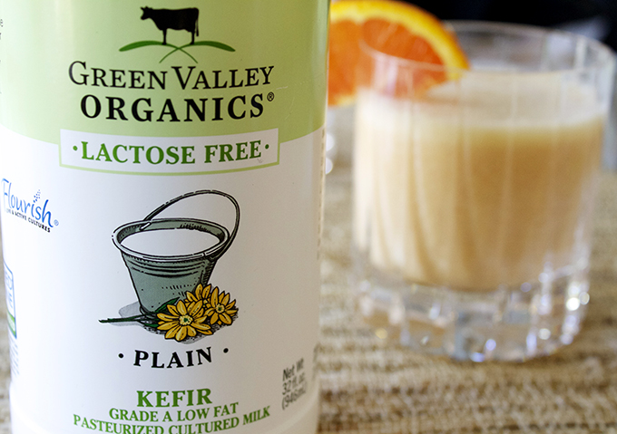Lactose Free Green Valley Organics Kefir www.agutsygirl.com #lactose #lactase