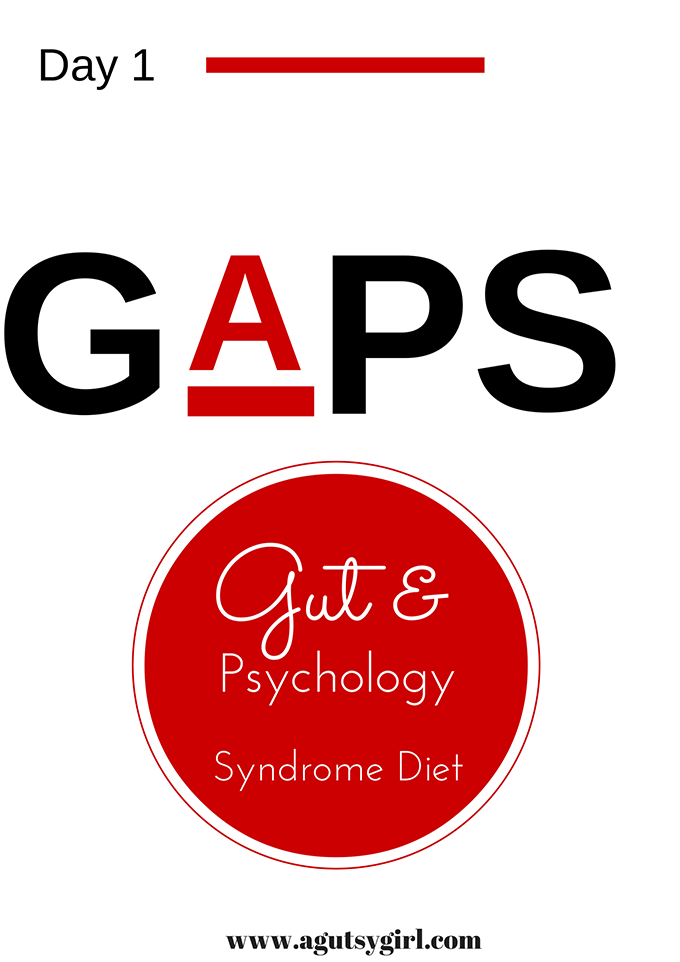 GAPS Diet Day 1 www.agutsygirl.com