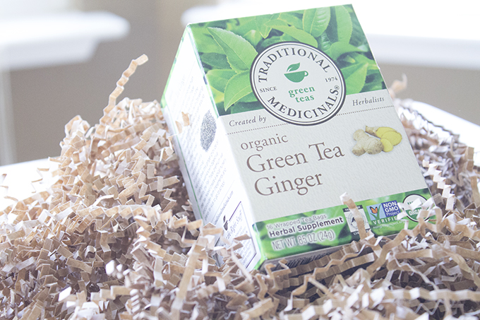 Traditional Medicinals Organic Green Tea Ginger sarahkayhoffman.com