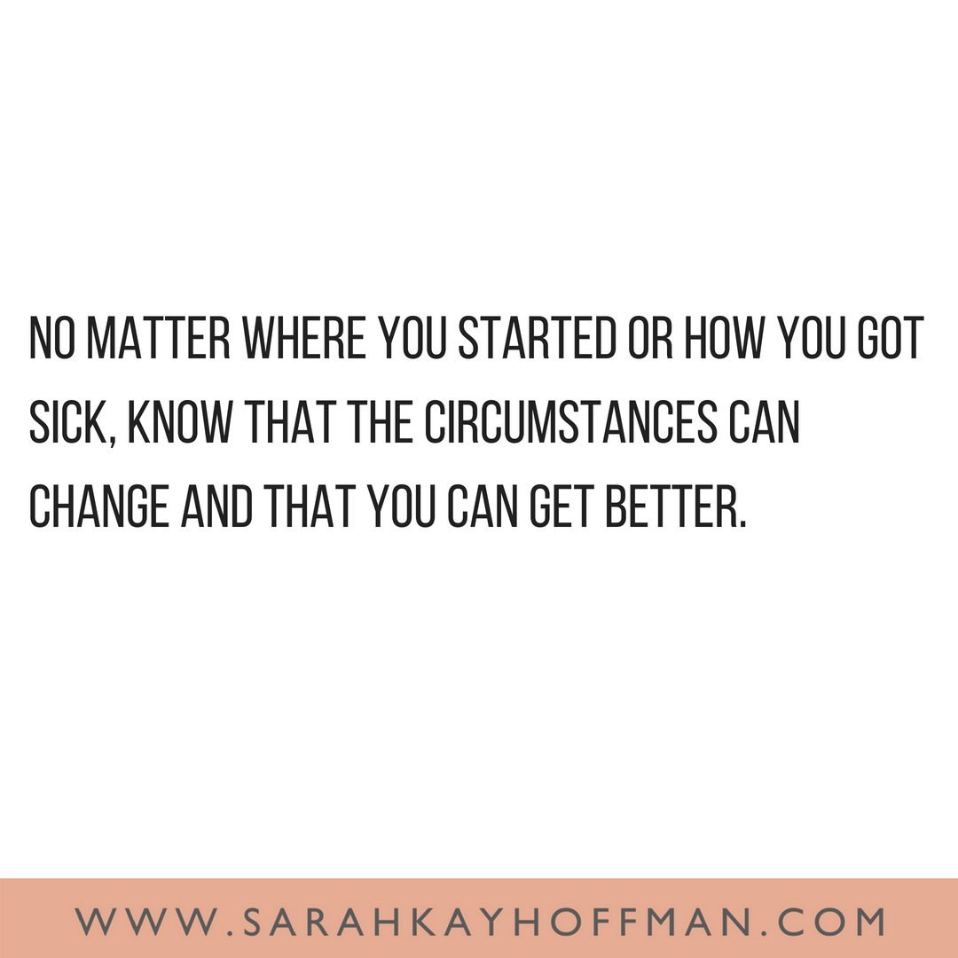Things Can Change www.sarahkayhoffman.com #quote #quotes #guthealth #healthyliving