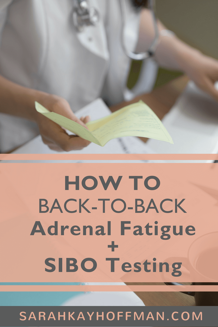 Adrenal Fatigue and SIBO Testing www.sarahkayhoffman.com gut health hormones