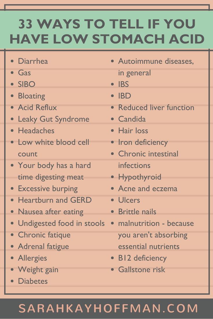 What To Do If You Have Low Stomach Acid