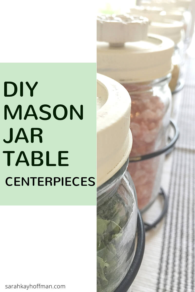 DIY Mason Jar Table Centerpieces sarahkayhoffman.com