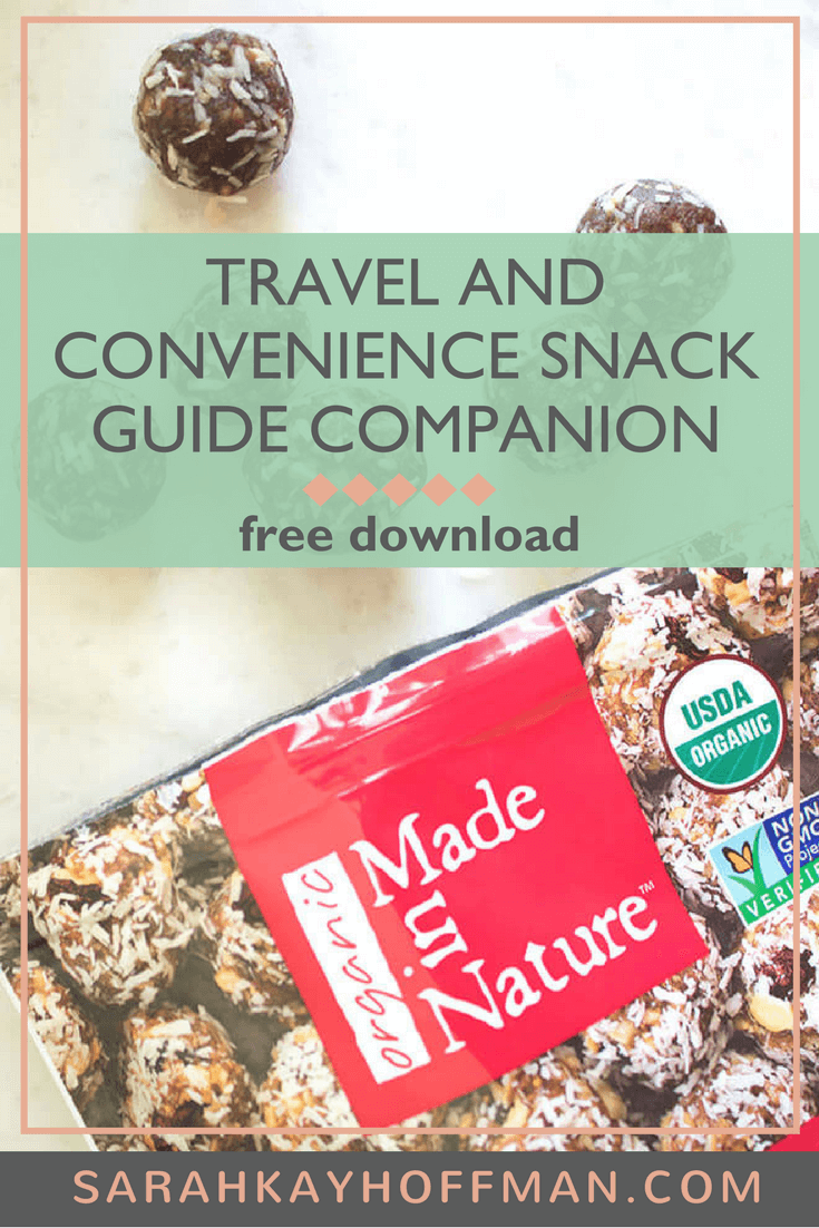 Travel and Convenience Snack Guide Companion www.sarahkayhoffman.com free download guide