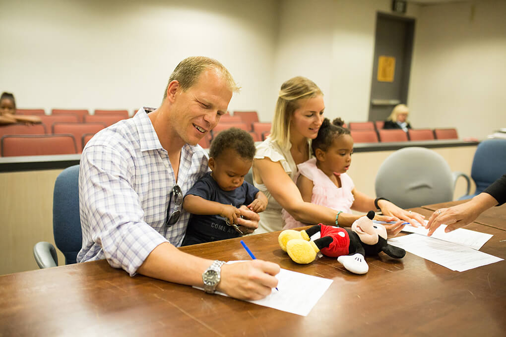 Meet Isaiah Taylor Hoffman sarahkayhoffman.com Court Gotcha Day Signing