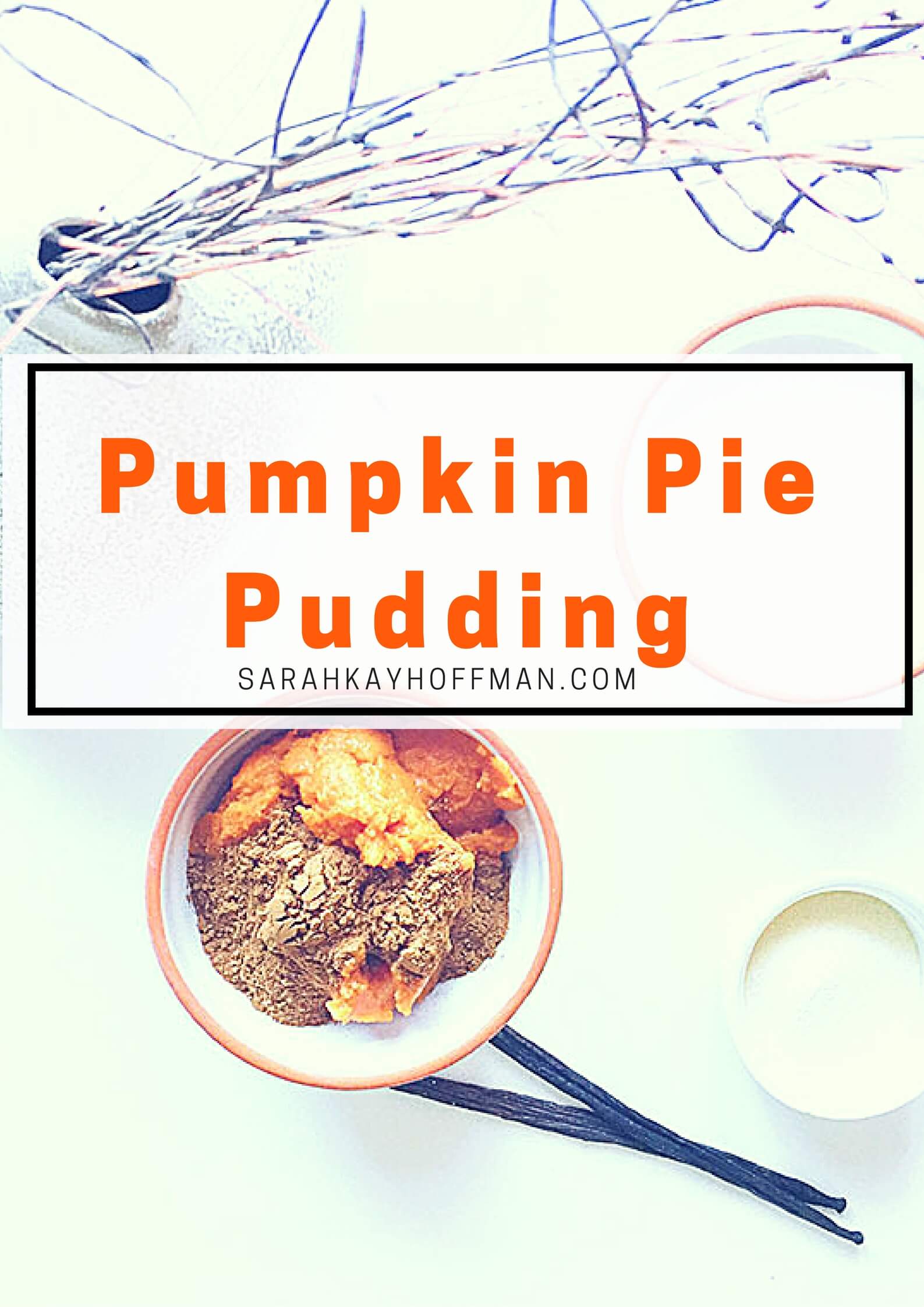 Pumpkin Pie Pudding sarahkayhoffman.com