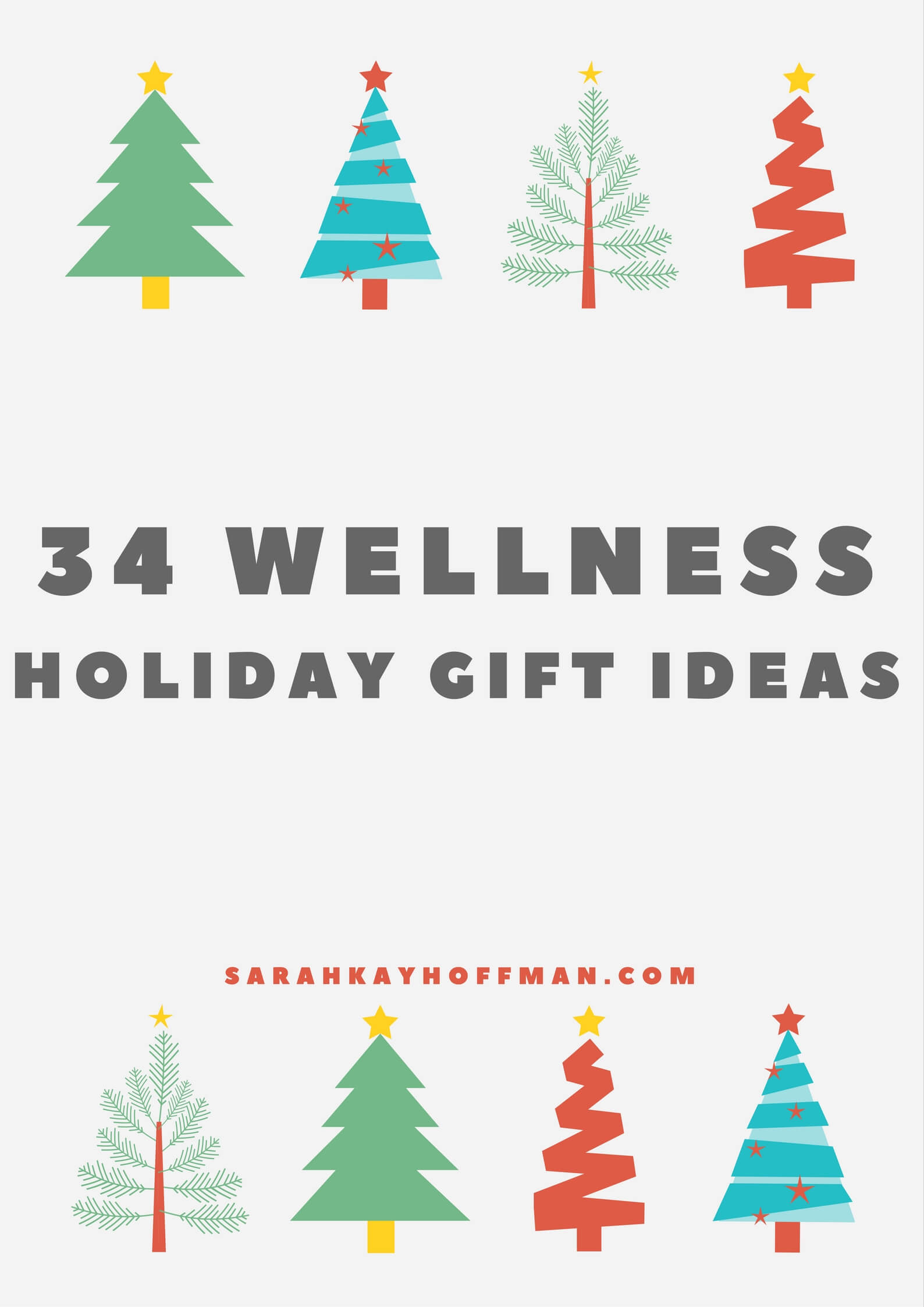 34 Holiday Wellness Gift Ideas sarahkayhoffman.com Christmas