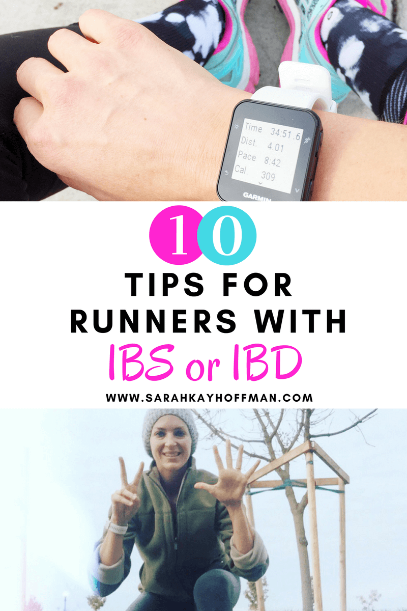 10 Tips for Runners with IBS or IBD sarahkayhoffman.com #ibs #ibd #running #run #guthealth #healthyliving
