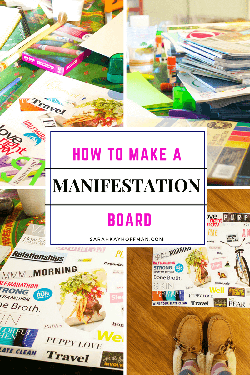 How to Make a Manifestation Board sarahkayhoffman.com