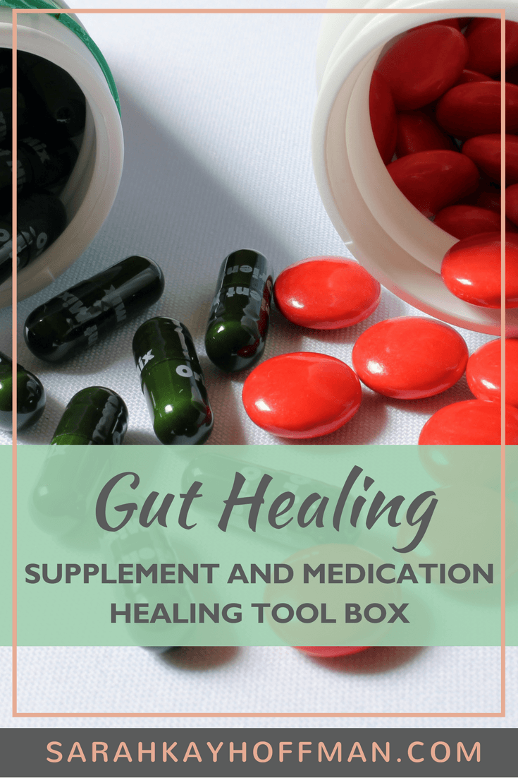 Supplement and Medication Tool Box gut healing ibs ibd supplements agutsygirl.com #guthealing #guthealth #healthyliving #supplements #ibs
