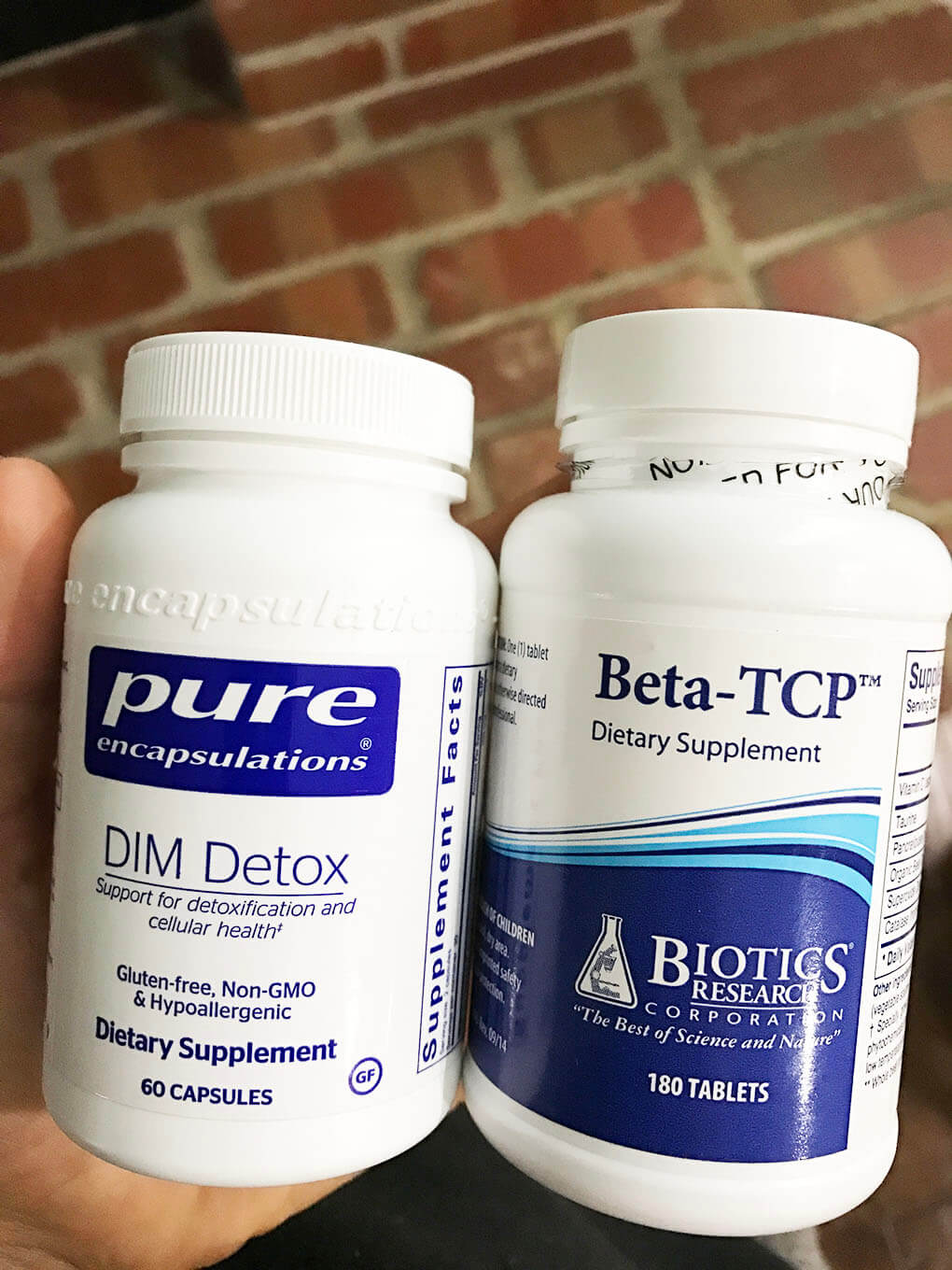 10 Gut and Hormone Supplements sarahkayhoffman.com Beta-TCP and Dim Detox
