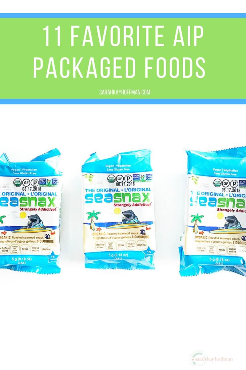 11 Favorite AIP Packaged Foods sarahkayhoffman.com