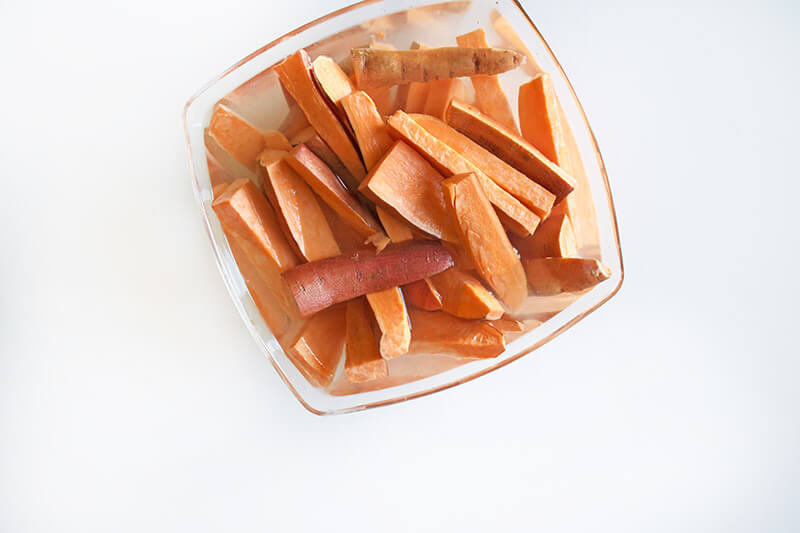 Comfort Spicy Sweet Potato Fries sarahkayhoffman.com how to make