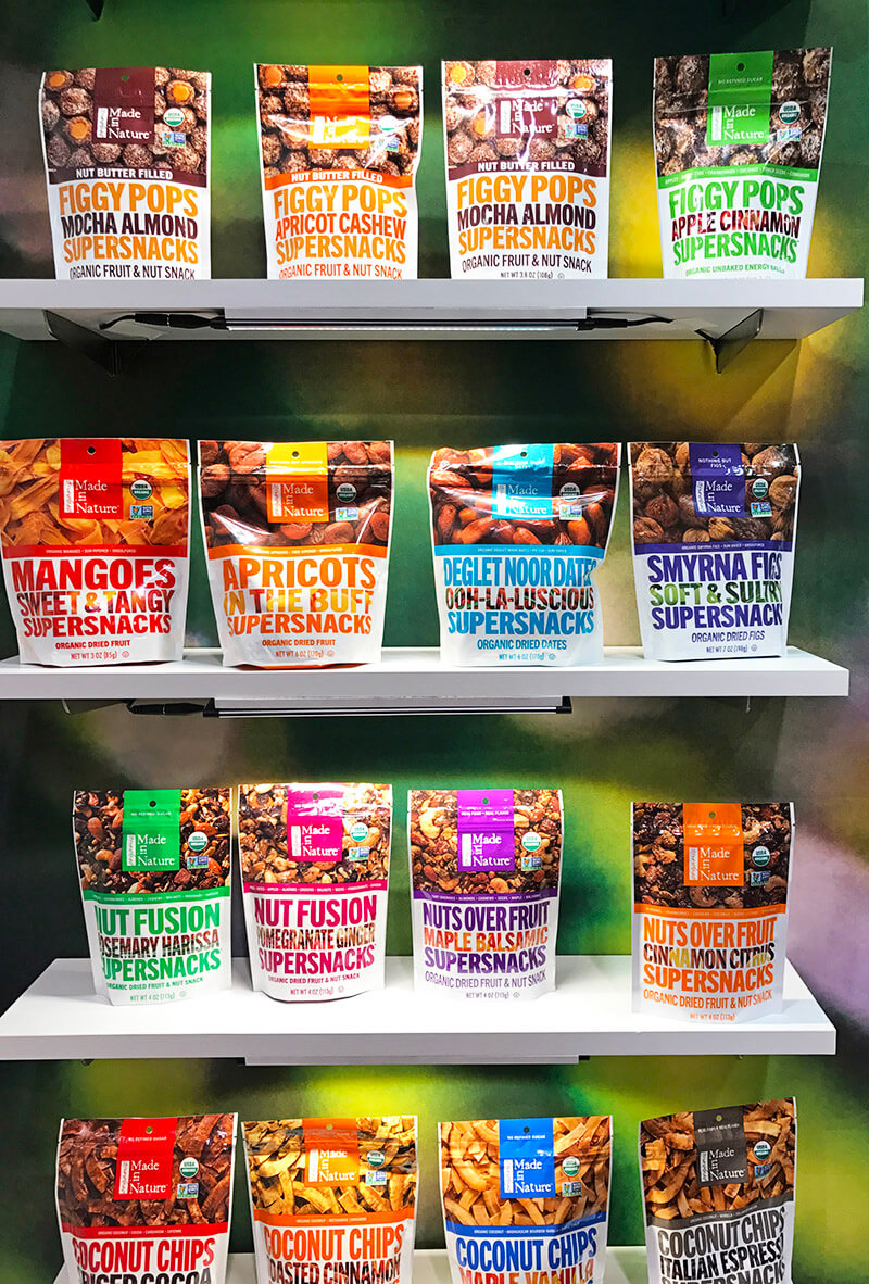Top 29 2018 Expo West Finds www.sarahkayhoffman.com Made in Nature super snacks snack
