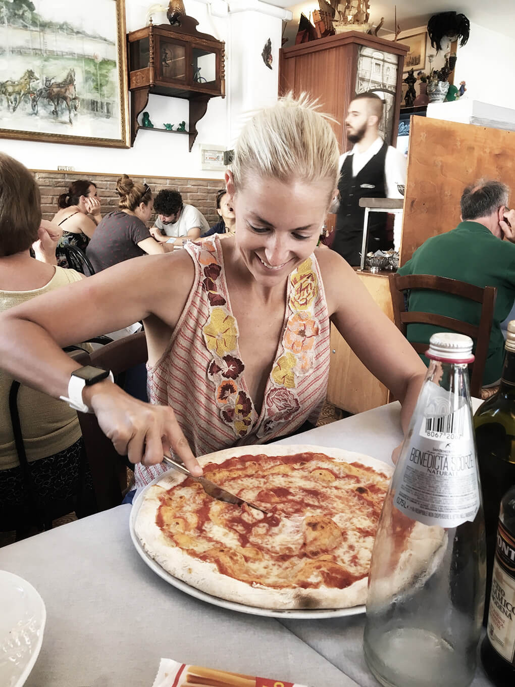 Kilometer Zero www.sarahkayhoffman.com SKH pizza #travel #italy #glutenfree