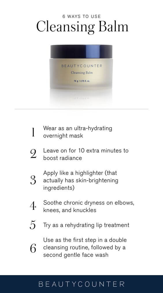 6 Ways to Use Cleansing Balm Top 6 Reasons to Join A Gutsy Girl Beautycounter Team www.sarahkayhoffman.com #mompreneur #beautycounter #healthyliving