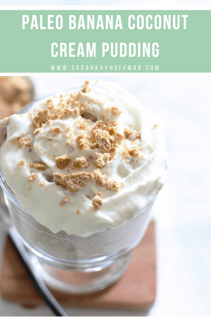 paleo banana coconut cream pudding