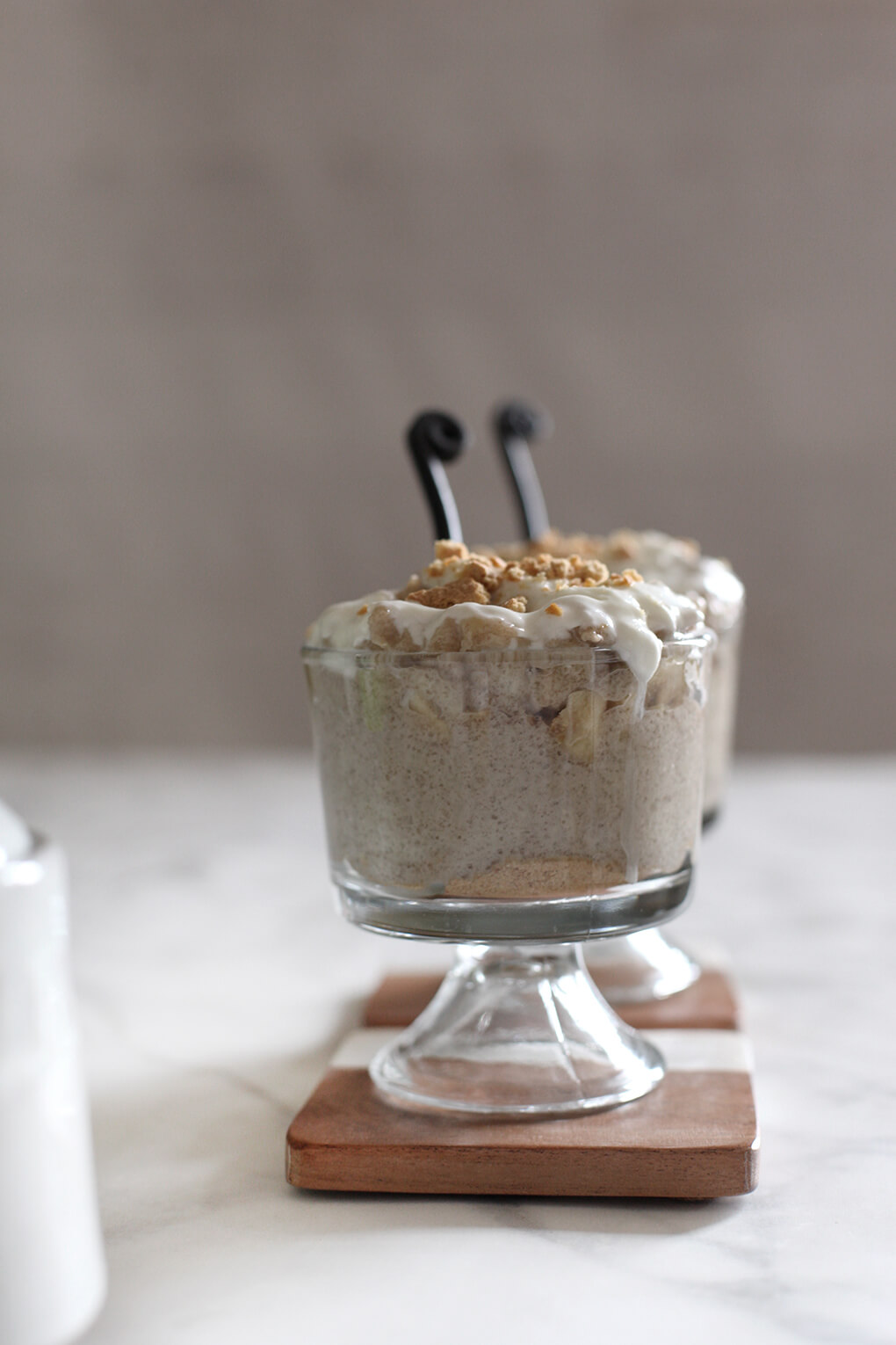 Paleo Banana Coconut Cream Pudding www.sarahkayhoffman.com dairy free #paleo #paleorecipe #healthyliving #dairyfree #pudding