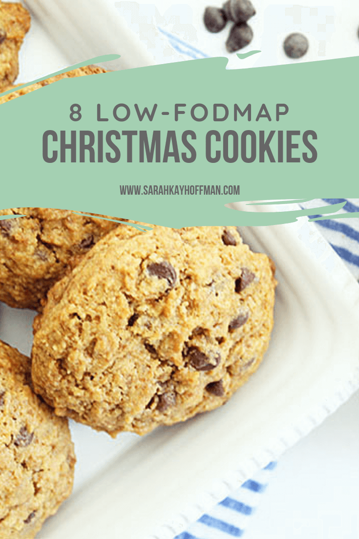 8 Low-FODMAP Christmas Cookies www.sarahkayhoffman.com #lowfodmap #glutenfree #cookies #healthyliving #guthealth