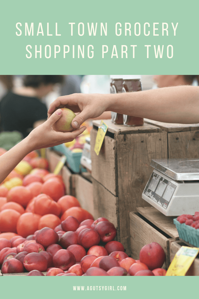 Small Town Grocery Shopping Part Two agutsygirl.com #organic #groceryshopping #healthyliving