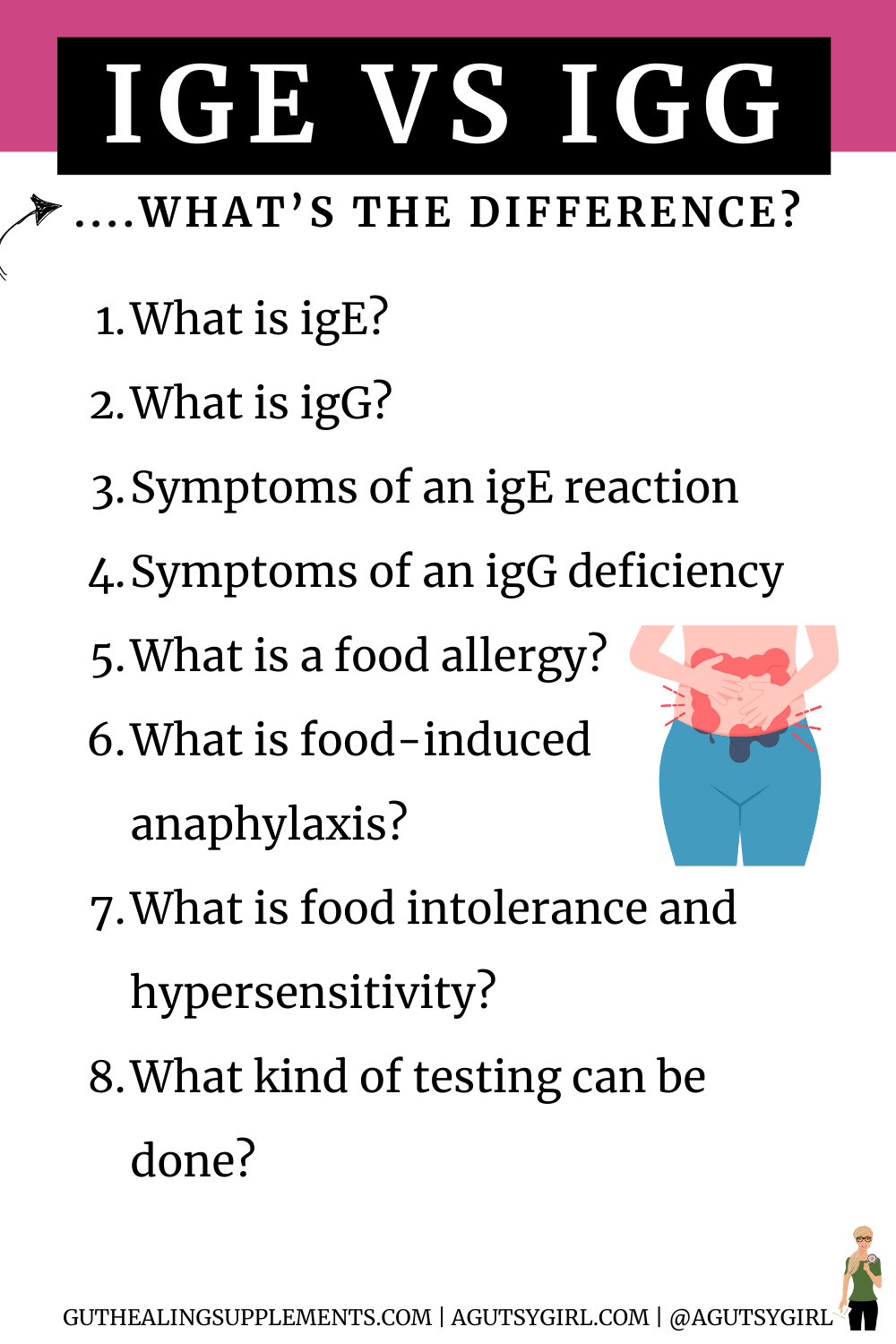 IgE Vs IgG Allergy A Gutsy Girl