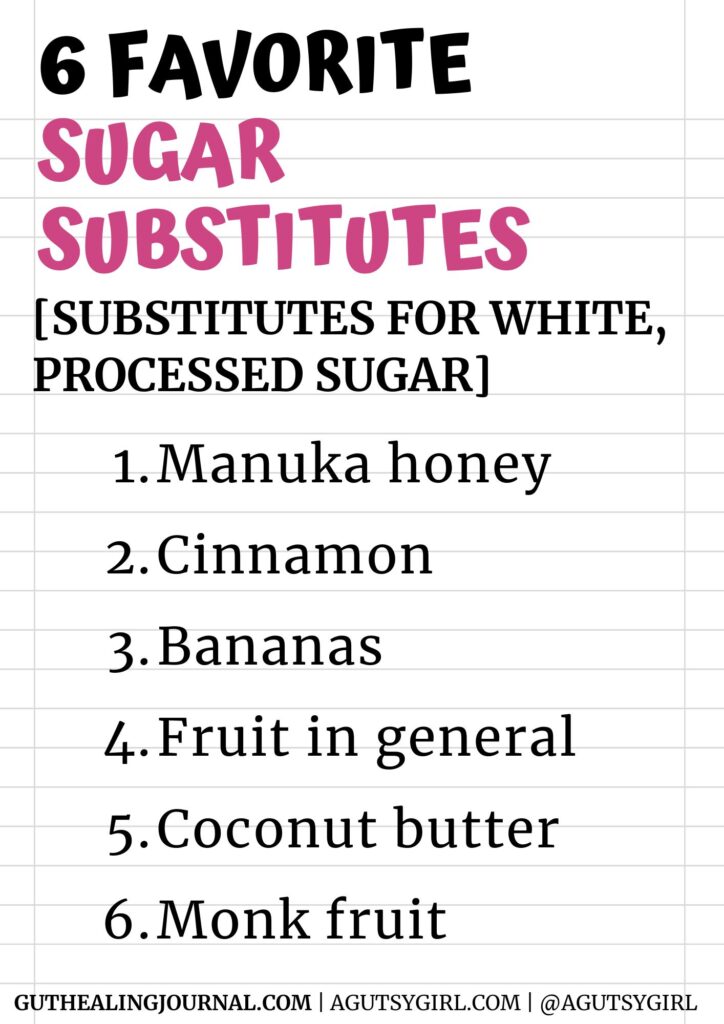 6 favorite sugar substitutes agutsygirl.com