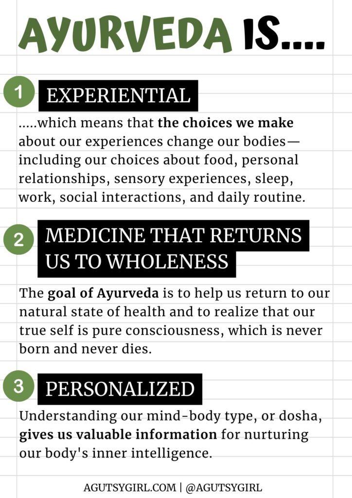 Create your healthy lifestyle ayurveda is A Gutsy Girl agutsygirl.com