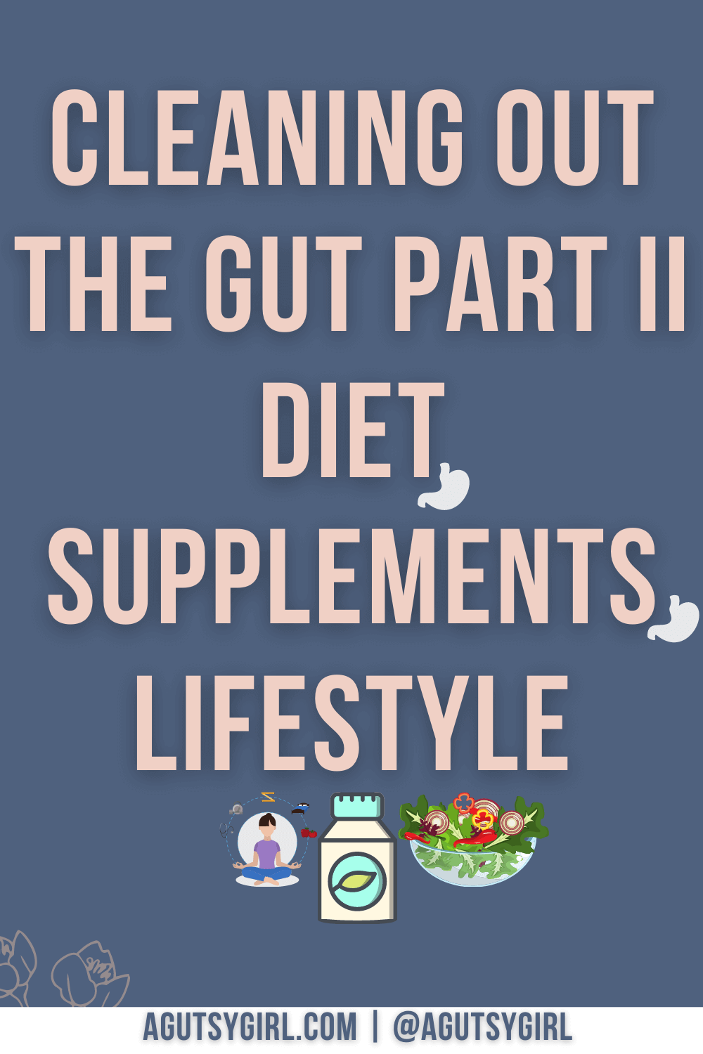 Cleaning Out the Gut Part II Diet, Supplements, Lifestyle agutsygirl.com #guthealth #supplements #ivf #ivfcycle