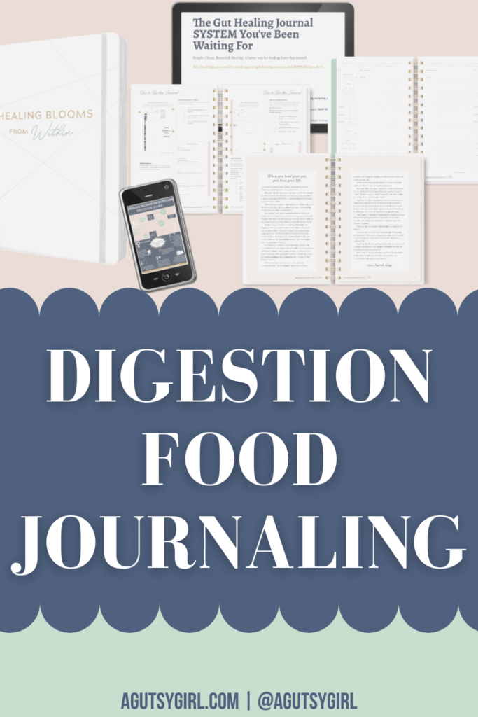 Digestion Food Journaling agutsygirl.com #digestion #guthealth #foodjournal #eliminationdiet