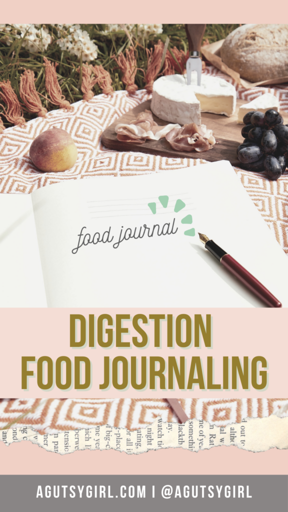 Digestion Food Journaling agutsygirl.com #foodjournal #digestion