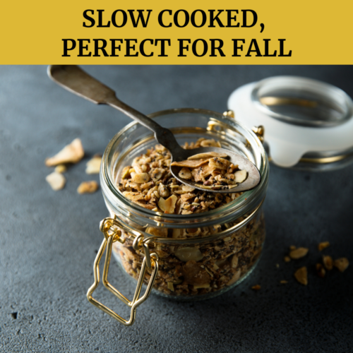 Gluten-Free Granola Recipe [Slow Cooked, Perfect for Fall] from A Gutsy Girl agutsygirl.com
