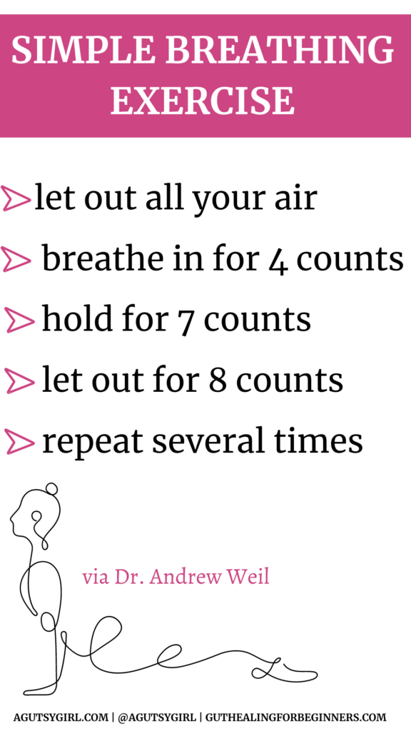 Simple Breathing Exercise agutsygirl.com #ibs #breathingexercises