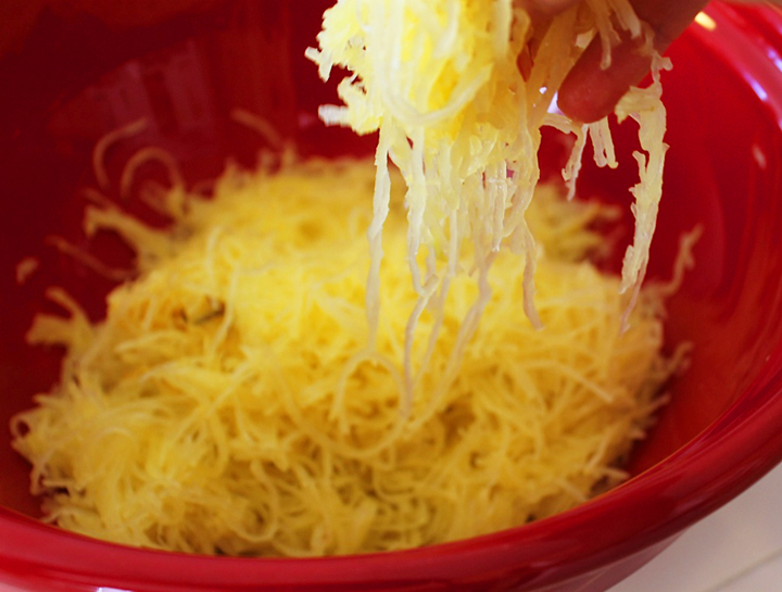 Spider Web Spaghetti Squash Multi Flavored Gluten Free - A Gutsy Girl®
