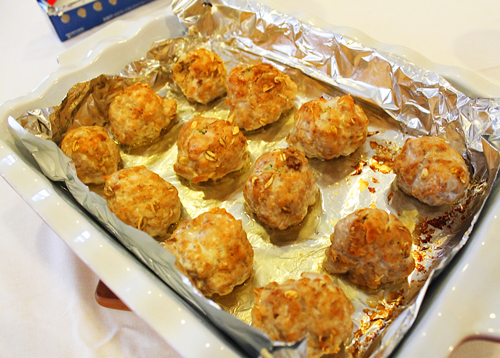 Gluten-Free Meatballs with a Pumpkin sauce and oatmeal agutsygirl.com