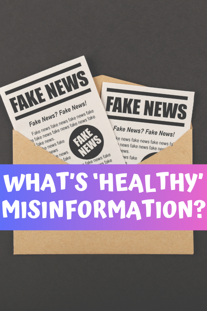 What's healthy misinformation with A Gutsy Girl agutsygirl.com