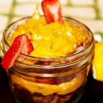 Warm Dessert Bread, Lemon and Strawberry Parfait #glutenfree #grainfree www.agutsygirl.com