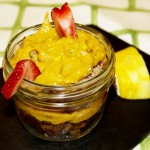 Warm Dessert Bread, Lemon and Strawberry Parfait #glutenfree #grainfree www.agutsygirl.com