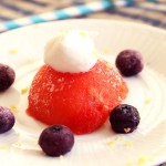 the red, white & blue fresh fruit dessert and lemon non-dairy whip cream #dairyfree #glutenfree www.agutsygirl.com