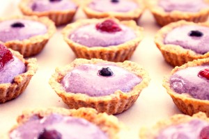 Claire's Birthday Blueberry Tartlets #grainfree #glutenfree #dairyfree www.agutsygirl.com