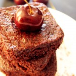 Chocolate-Cherry Brownies with a Choclate-Cherry Sauce #glutenfree #grainfree #dairyfree www.sarahkayhoffman.com An Organic and Clean Eating Habit