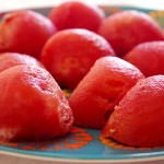 watermelon balls frozen the red, white & blue fresh fruit dessert and lemon non-dairy whip cream #dairyfree #glutenfree www.agutsygirl.com