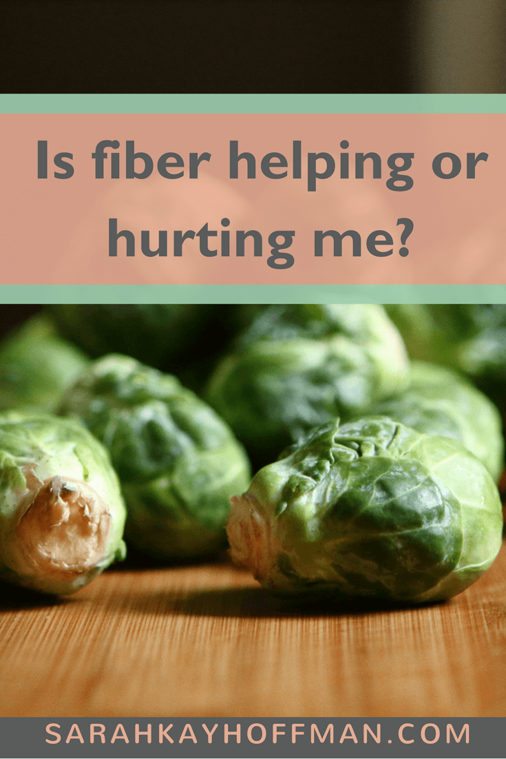 Is Fiber Helping or Hurting Me www.sarahkayhoffman.com #guthealth #healthyliving #fiber #ibs