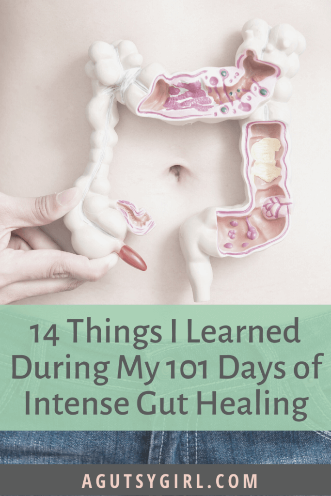 14 Things I Learned During My 101 Days of Intense Gut Healing agutsygirl.com #guthealth #supplements #agutsygirl